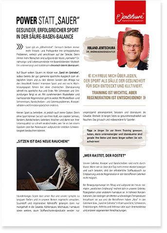 Fachbrief Sport von Roland Jentschura