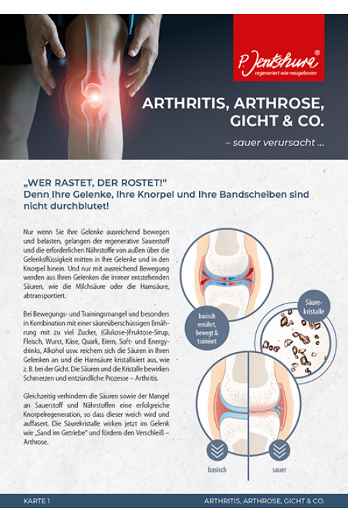Karte FIT ´Arthrose´  DIN A5