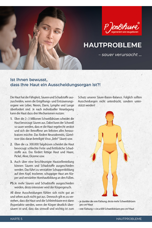 Karte FIT ´Hautprobleme´  DIN A5