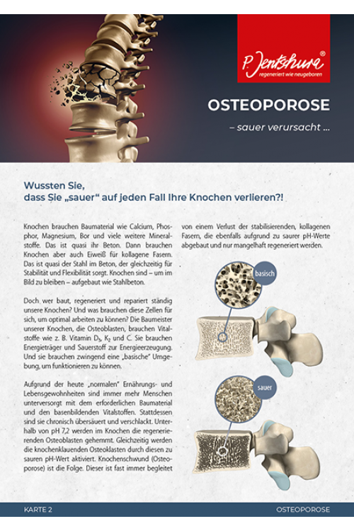 Karte FIT ´Osteoporose´  DIN A5