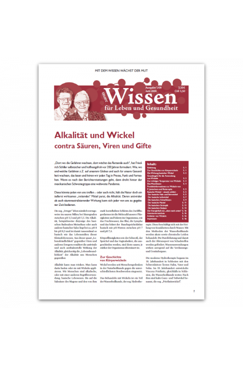 Wissen Nr. 1 - Wickel für Gesundheit und Wohlbefinden