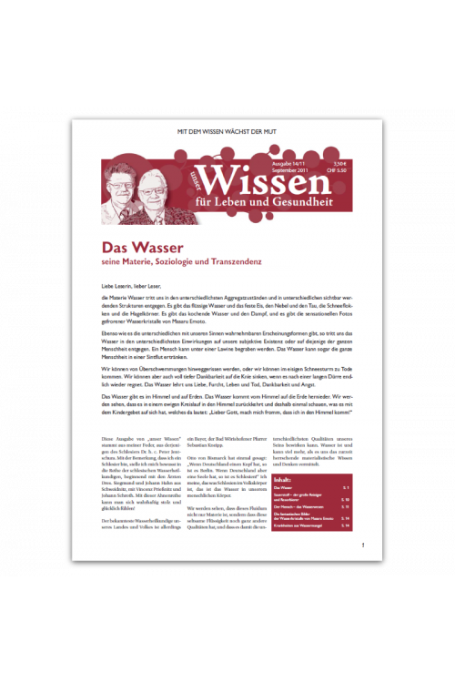 Wissen Nr. 14 - Das Wasser