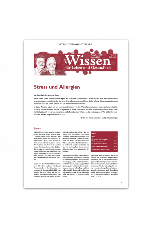 Wissen Nr. 19 - Stress und Allergien