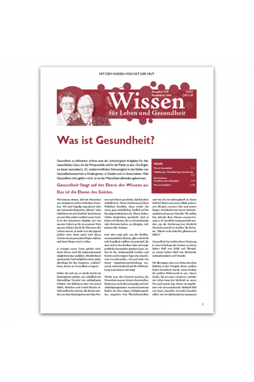 Wissen Nr. 3 - Was ist Gesundheit