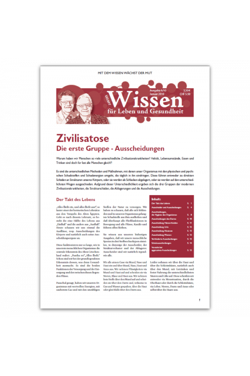 Wissen Nr. 4 - Zivilisatose - Ausscheidungen