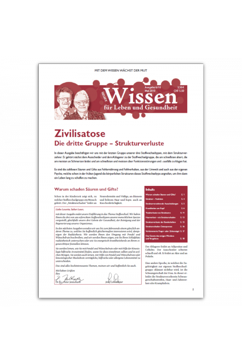 Wissen Nr. 6 - Zivilisatose - Strukturverluste