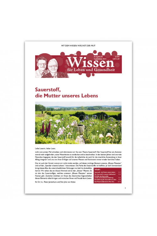 Wissen Nr. 20 - Sauerstoff - die Mutter unseres Lebens